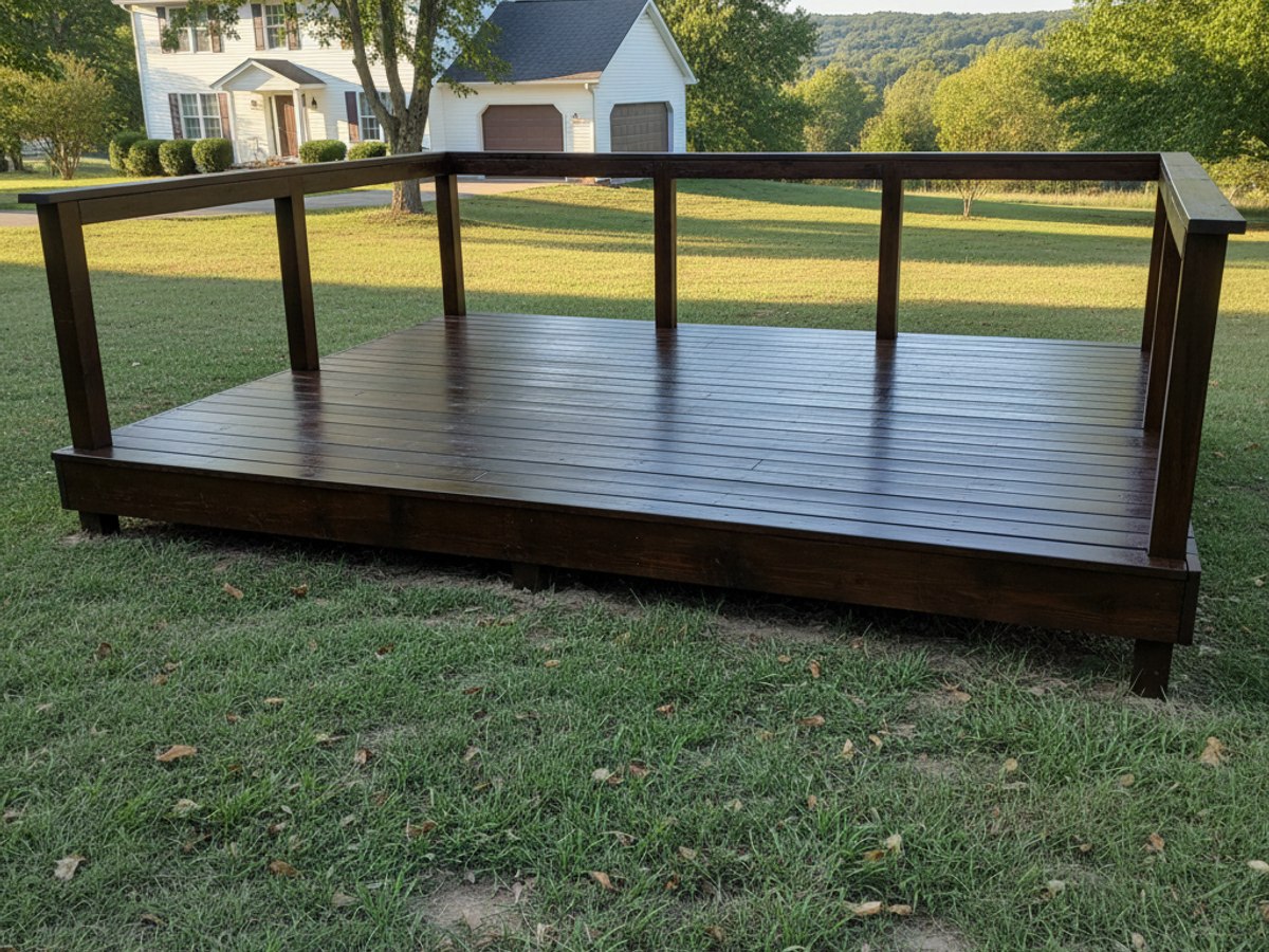 Deck Board Replacement completed by Oasis Deck in Jacksonville, AR
